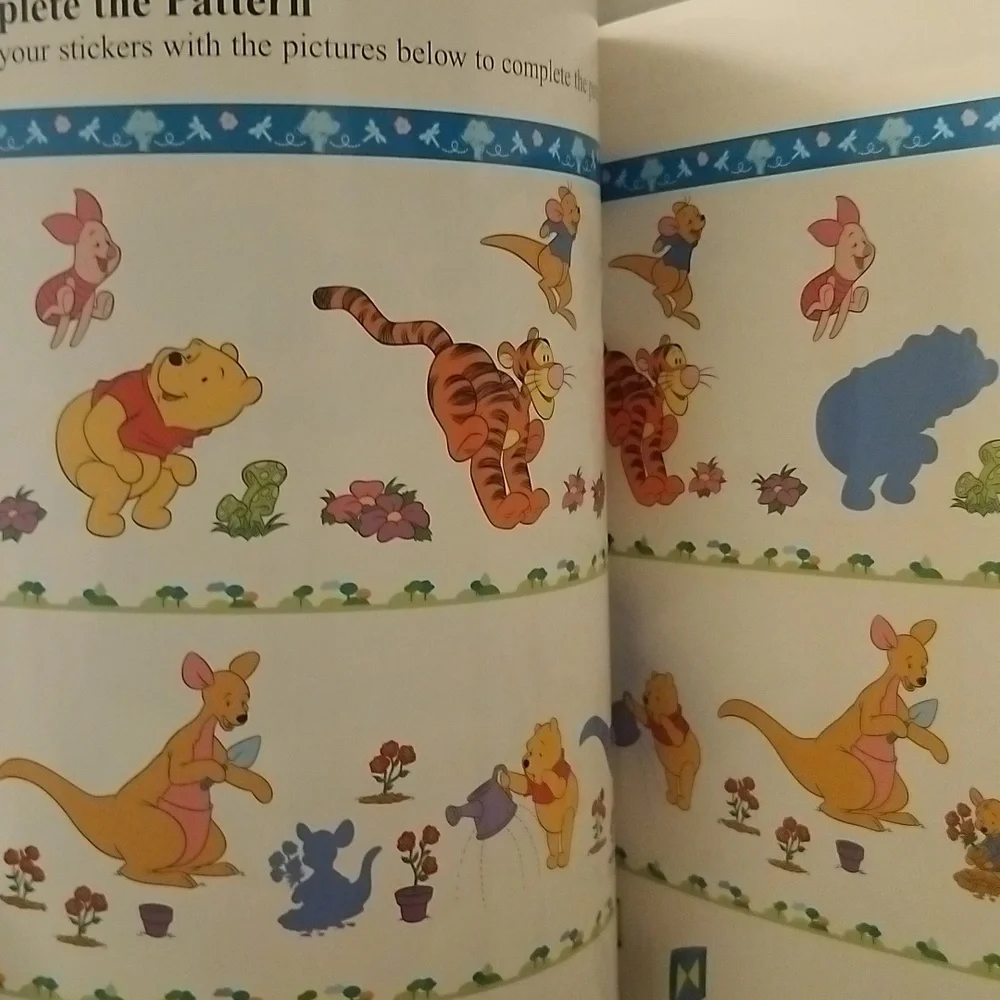 Disney Winnie The Pooh Sticker Book Treasury 2010 Collectible Ages 3+ COMPLETE